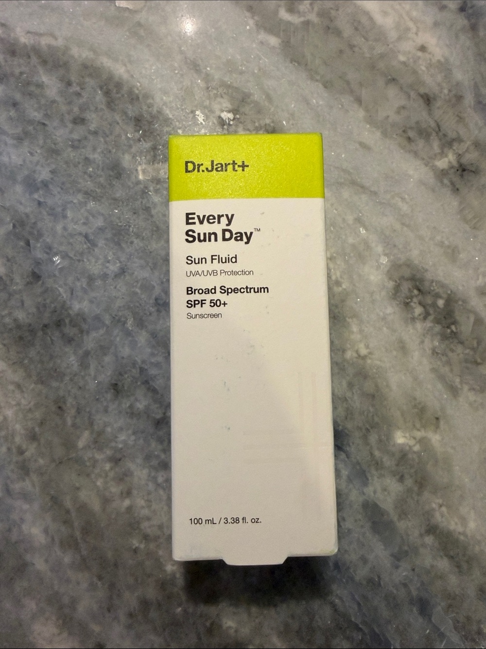 Dr. Jart+ Every Sun Day Sun Fluid SPF 50+ — White & Yellow